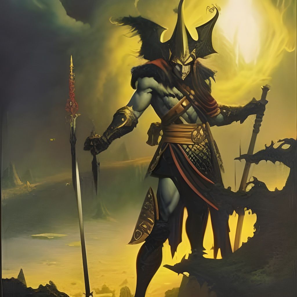 Avery King of Dark Elves in Heroic Fantasy Style