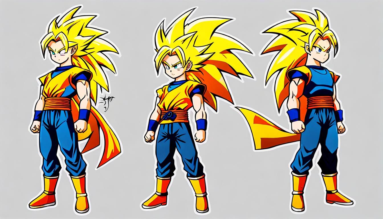 Young Super Saiyan Girl Transformation