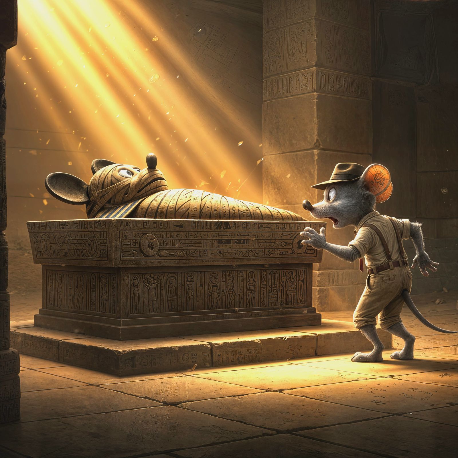 Mickey Mouse Mummy Discovered in Egyptian Tomb