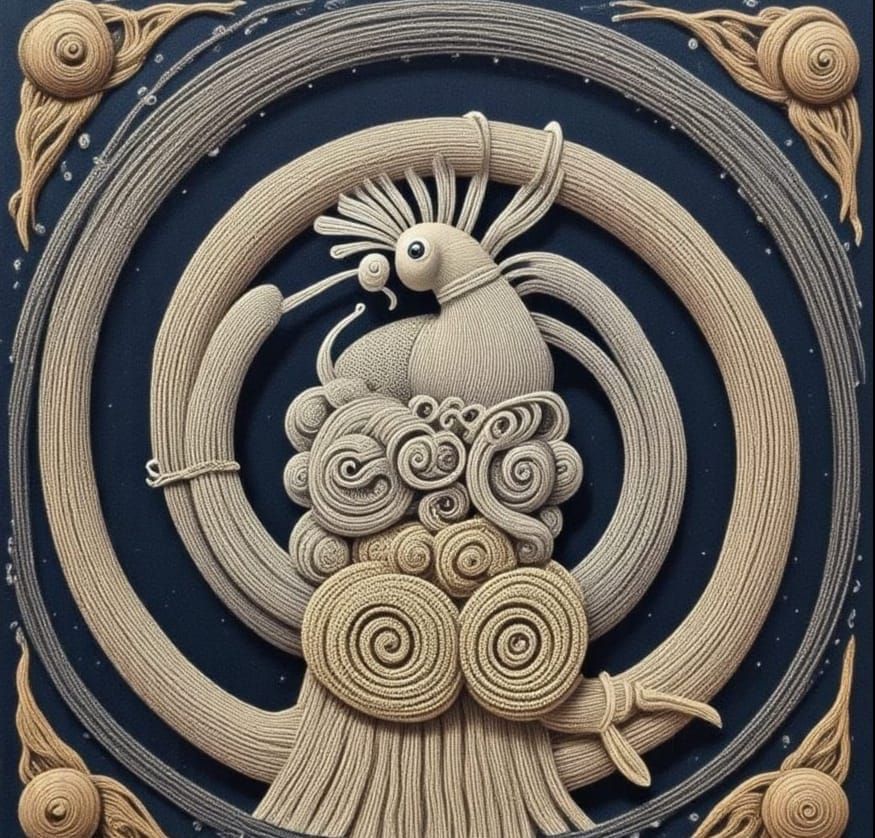 Detailed Macrame Dolls Generated by AI