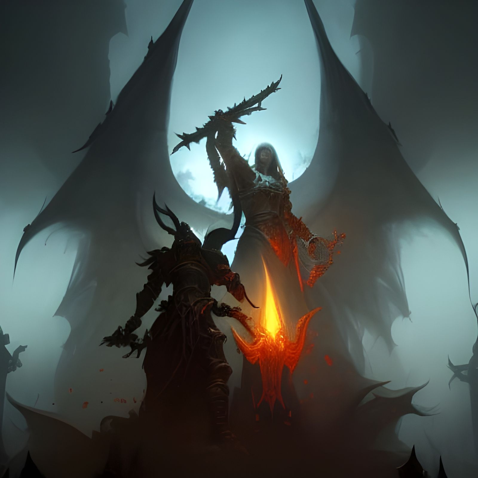 Diablo Dark Fantasy Concept Art in 8K Resolution