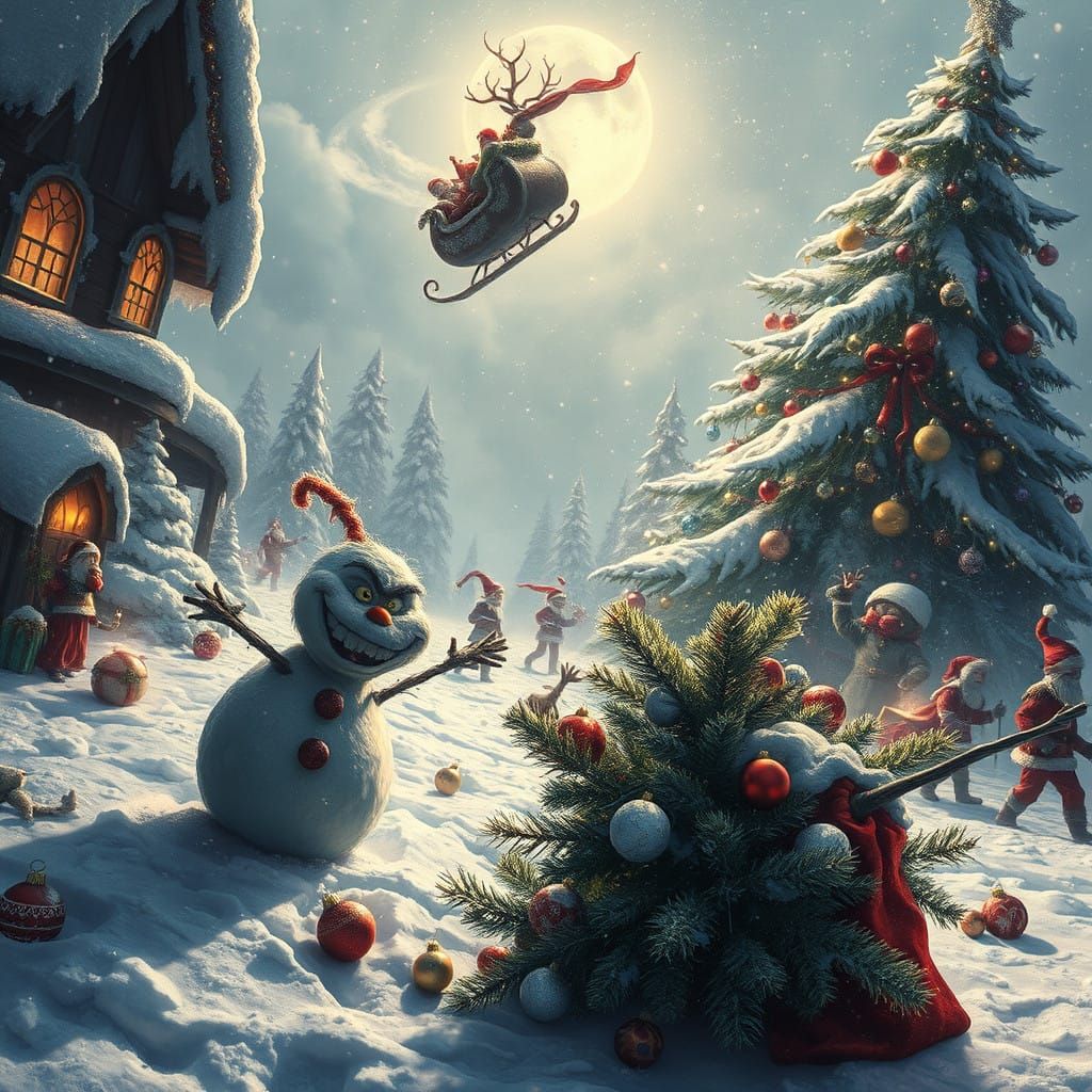 Christmas Chaos Unfolds at the North Pole