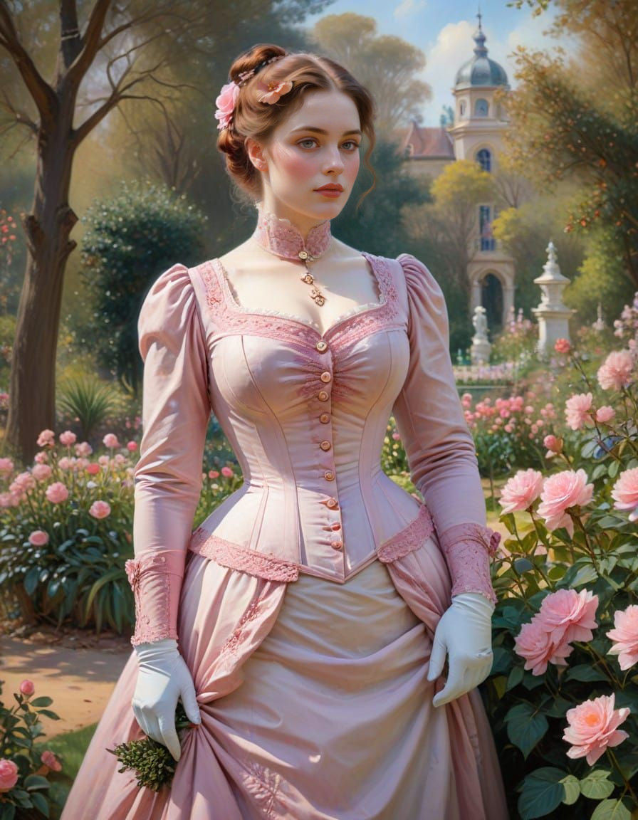 Victorian Beauty in Botanic Garden
