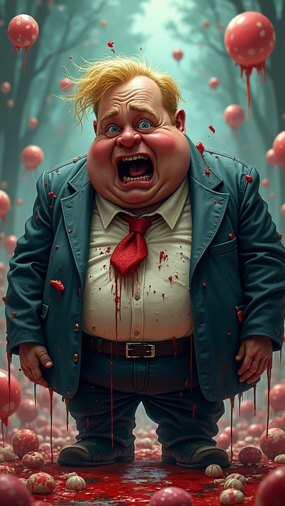 Shattered Heart in a Sugary Hellscape