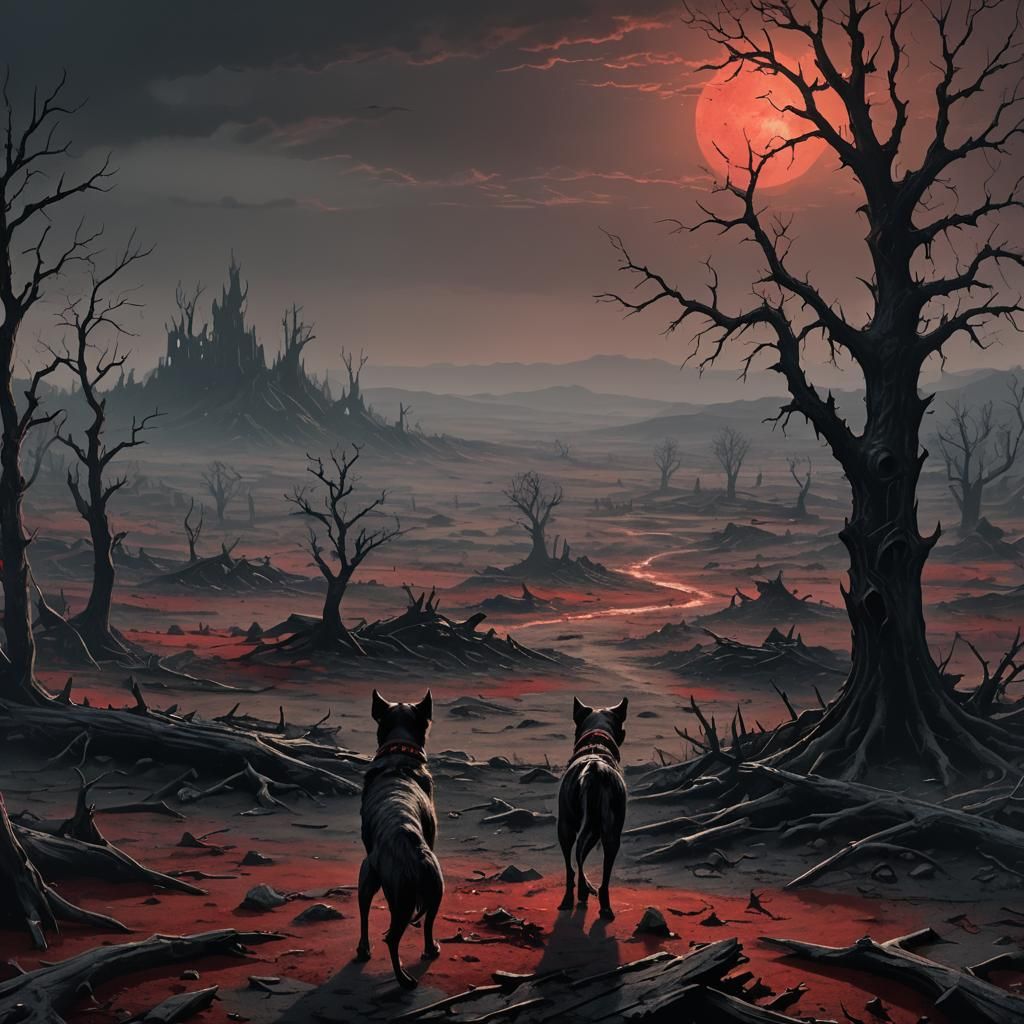 Prairie Dog at the Edge of Desolate Wasteland