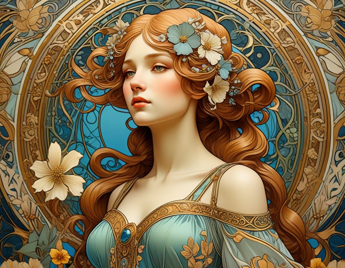 Art Nouveau Tapestry