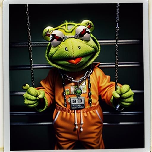 Kermit the Frog: Supermax Inmate Polaroid