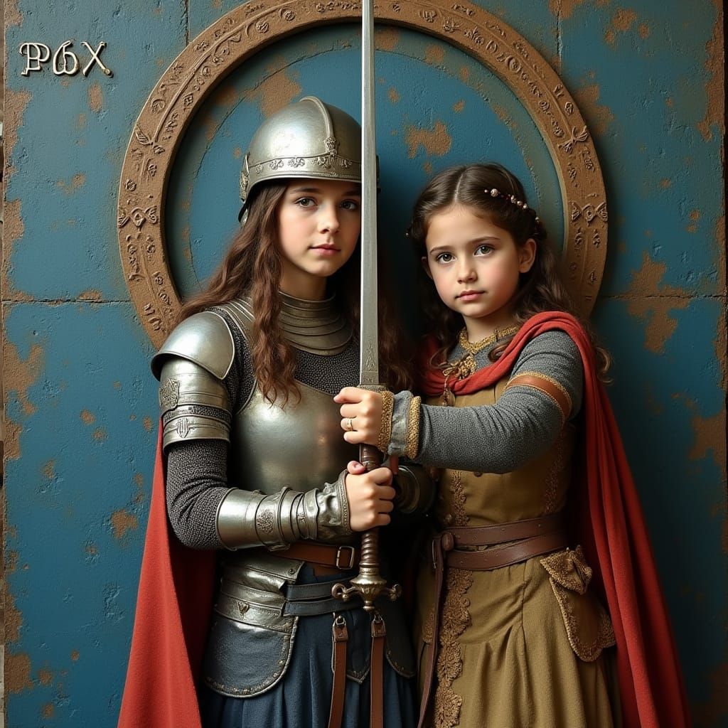 uma mulher linda soldado guerreiro de 3 a 5 anos ou alemão ou persa ou iraquiano ou croata ou judia ou italiana ou sueca...