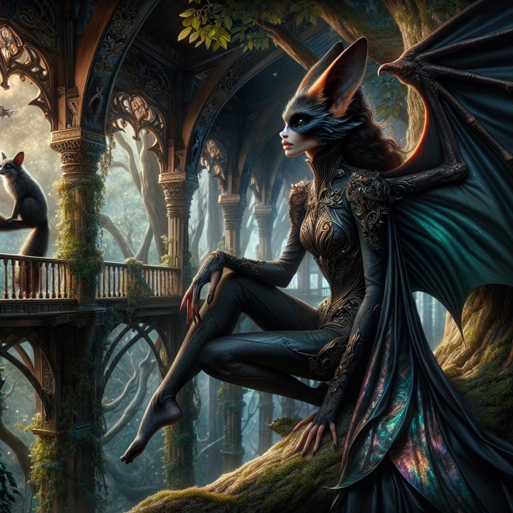 Human/Flying Fox Hybrid