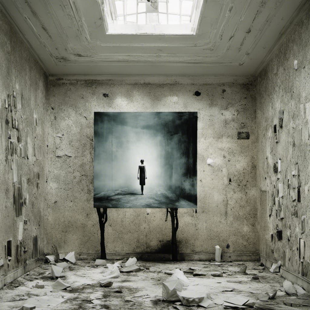 Surreal Hallucinatory Scene in Sharp Focus