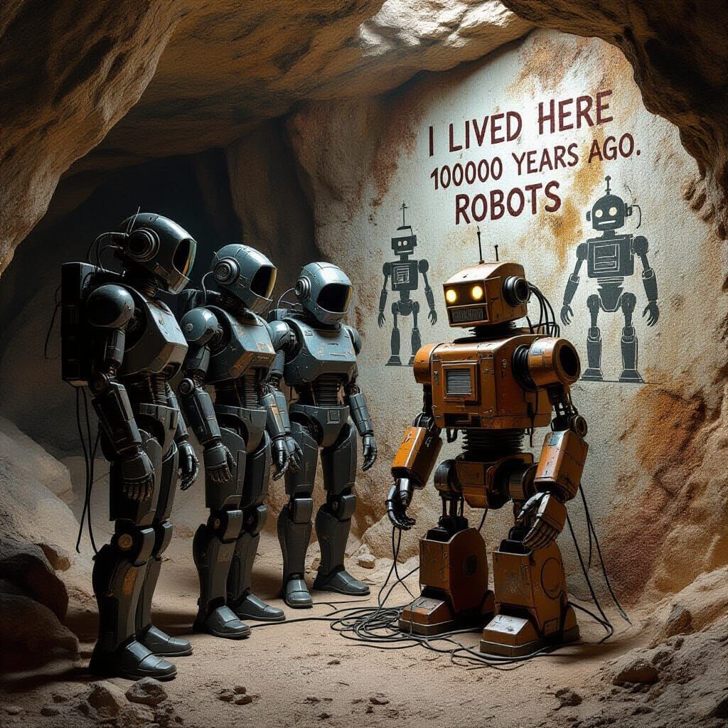 Robotic Archaeologists Discover Ancient Robot