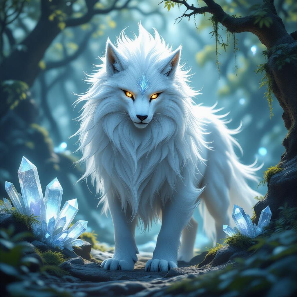 Ethereal Guardian of the Crystal Grove