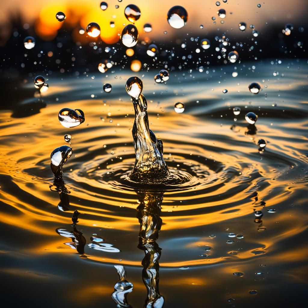 Water Photography with Natural Bokeh