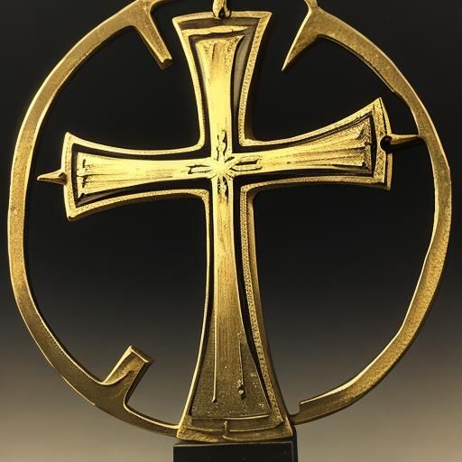 Elegant Gold Cross