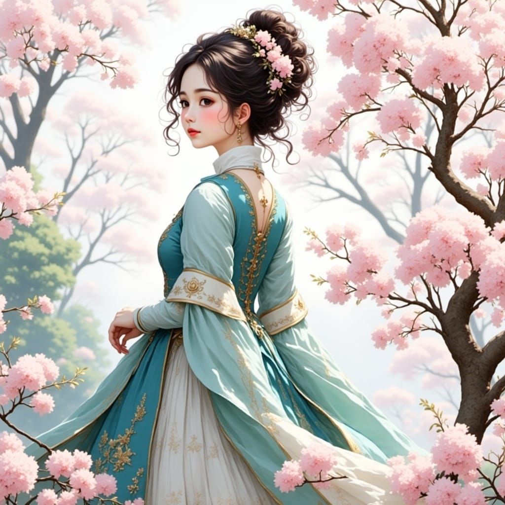 Cute Cartoon Flux in Vibrant Digital Art