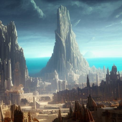 High Gothic Atlantis in Mediterranean Sunlight