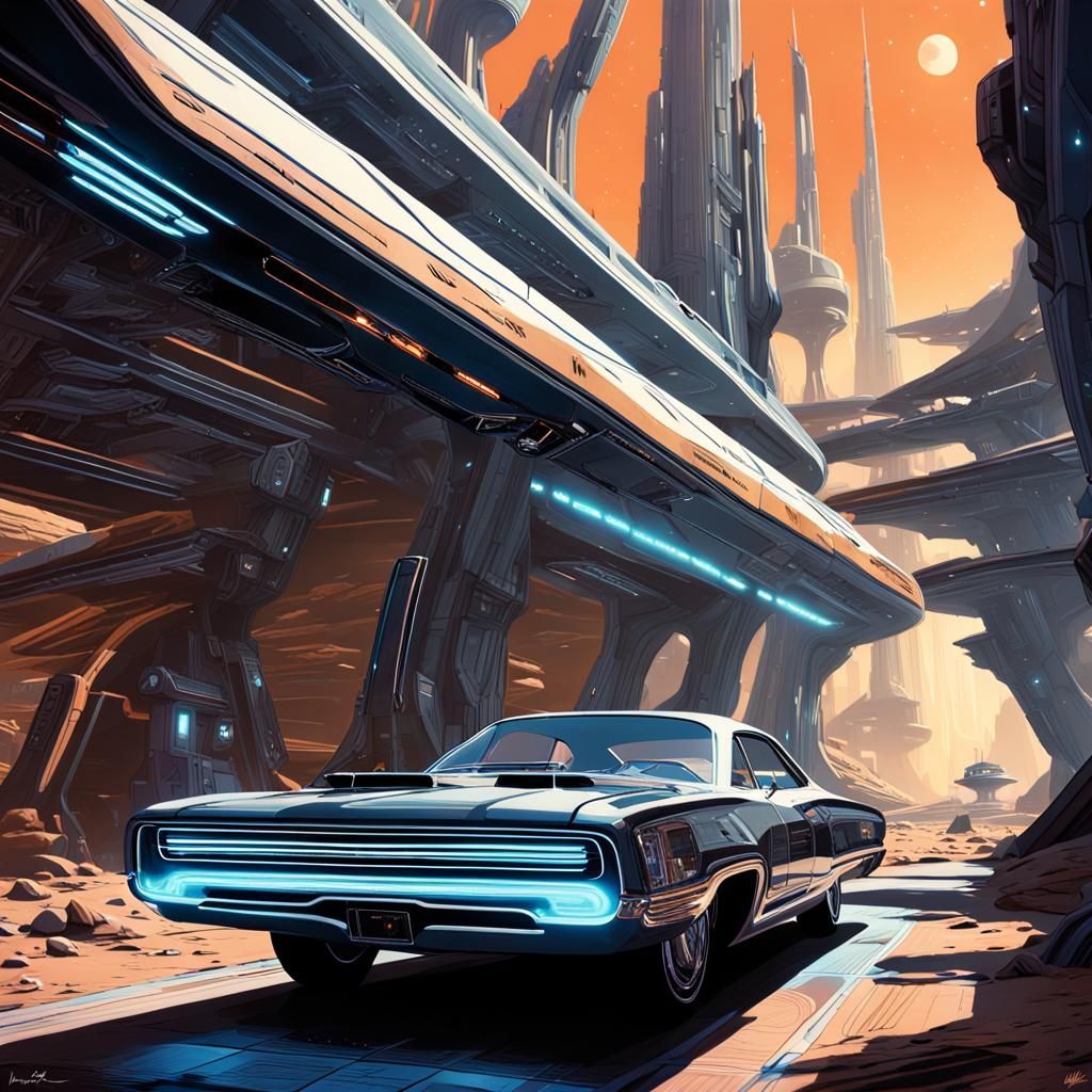 Soulful Chrome Roadrunner on the Infinite Horizon