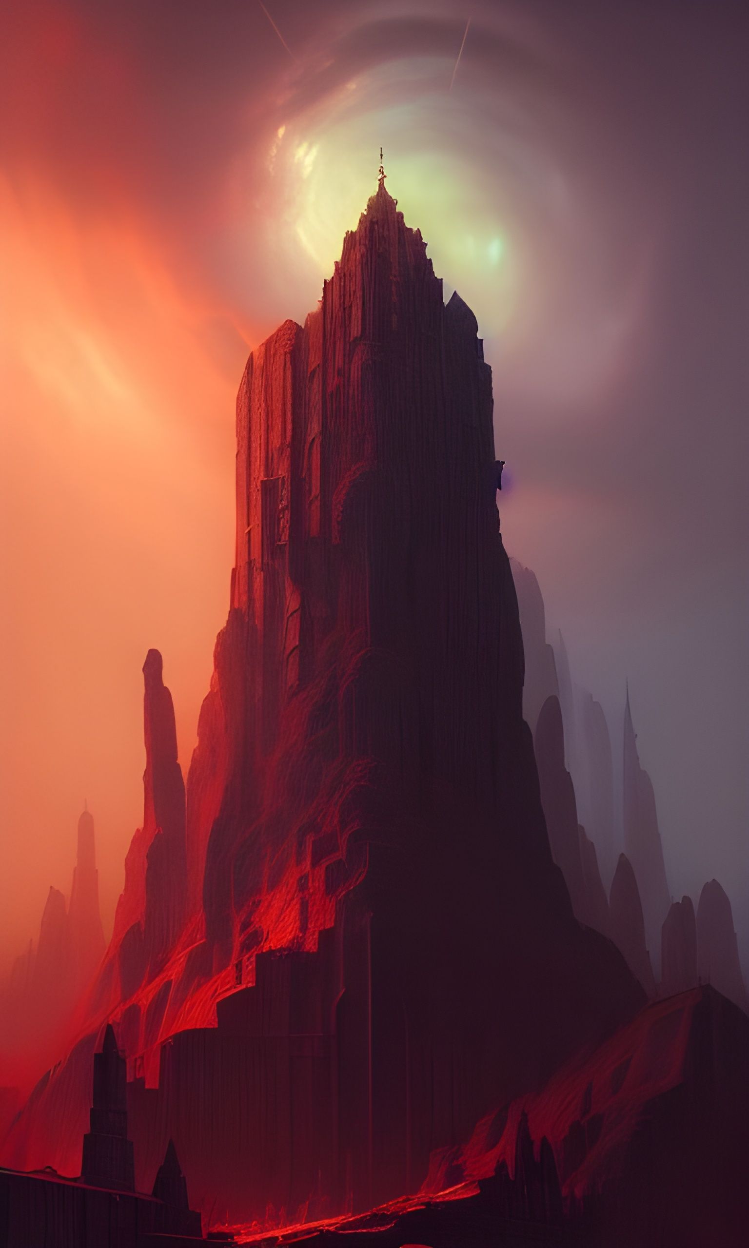 Cinematic Underworld Illustration in Fantasy Style