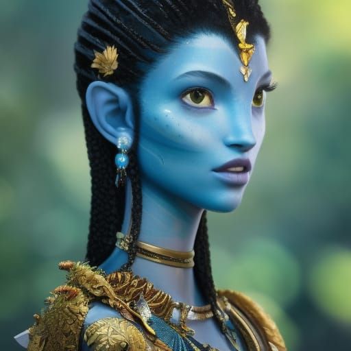 Avatar - Pandora Na'vi Fan Art Girl