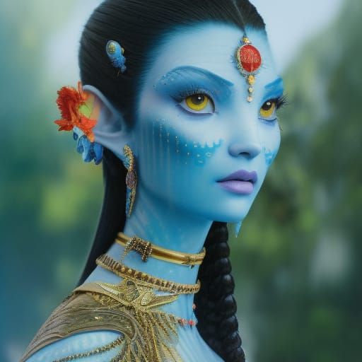 Avatar - Pandora Na'vi Fan Art Girl