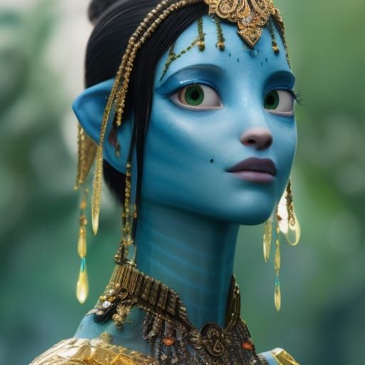 Avatar - Pandora Na'vi Fan Art Girl