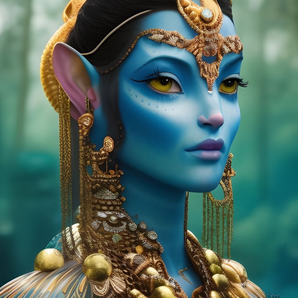 Avatar - Pandora Na'vi Fan Art Girl