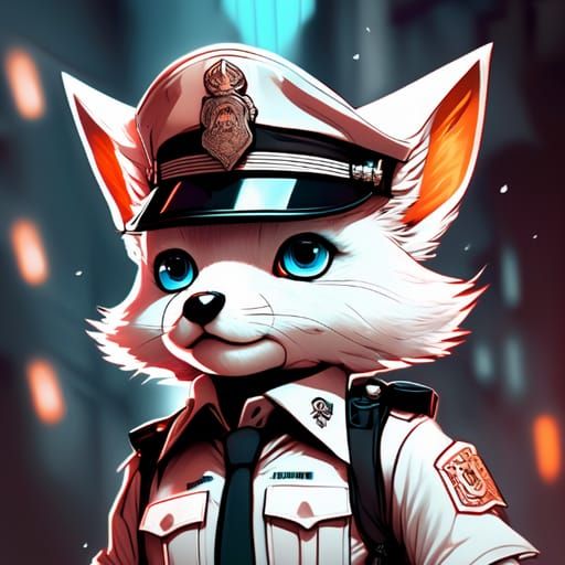 AI Portrait of Officer Fredrick