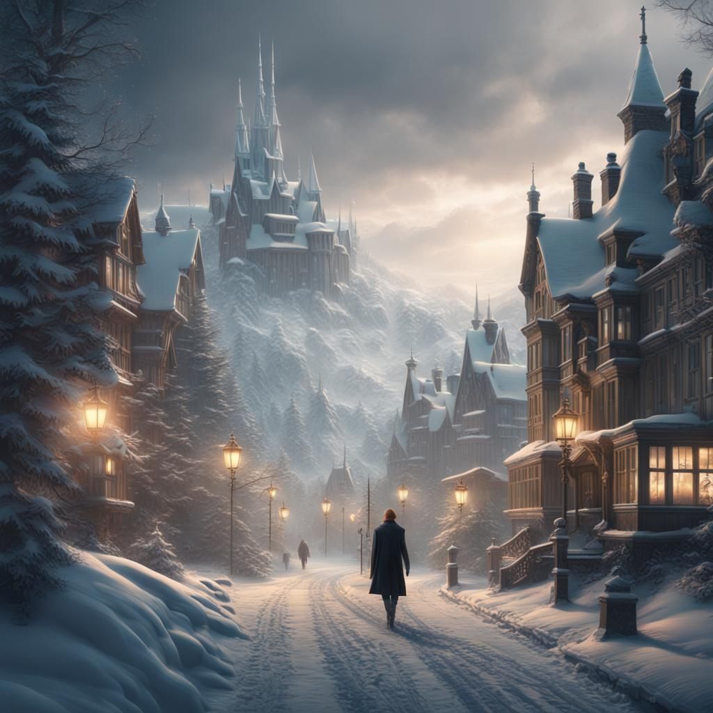 Winter Wonderland: An Epic Digital Matte Painting