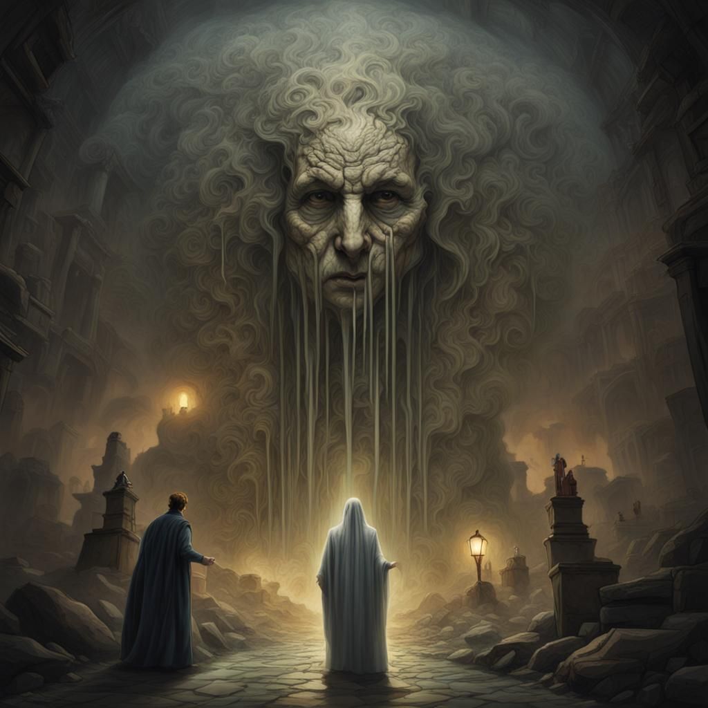 Ethereal Apparition: A Haunting Specter