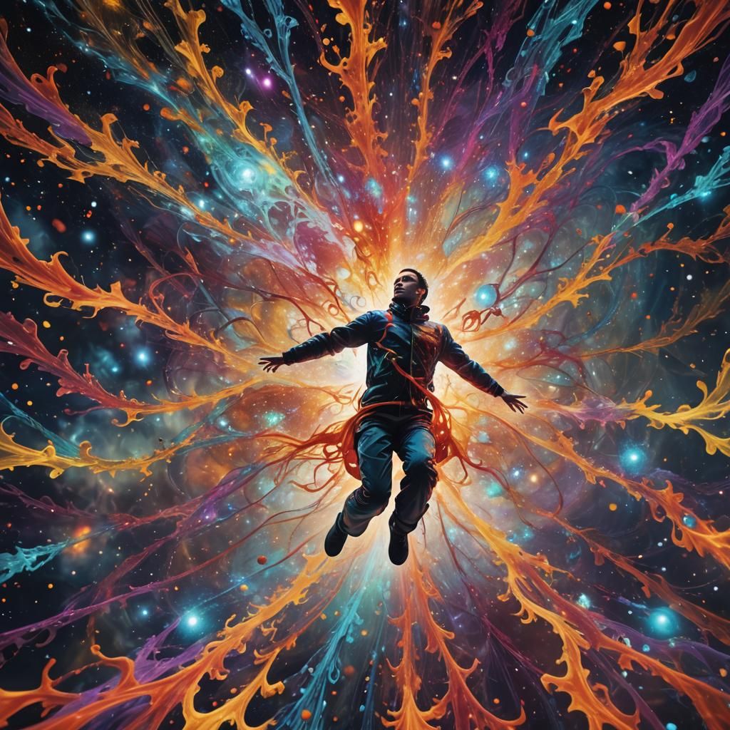 Quantum Realm: Surrealism in Fauvist Colors