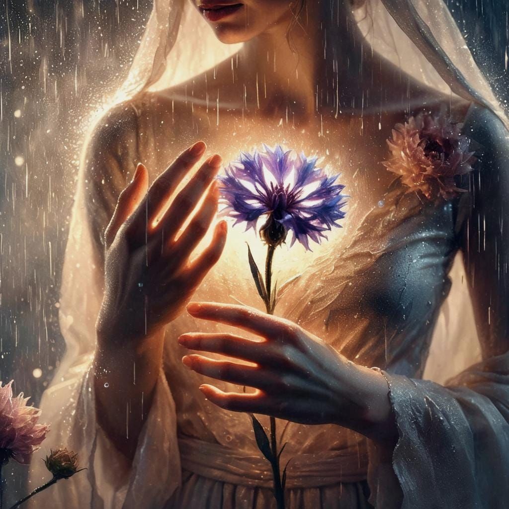 Flowers in a Bride's arms!!!