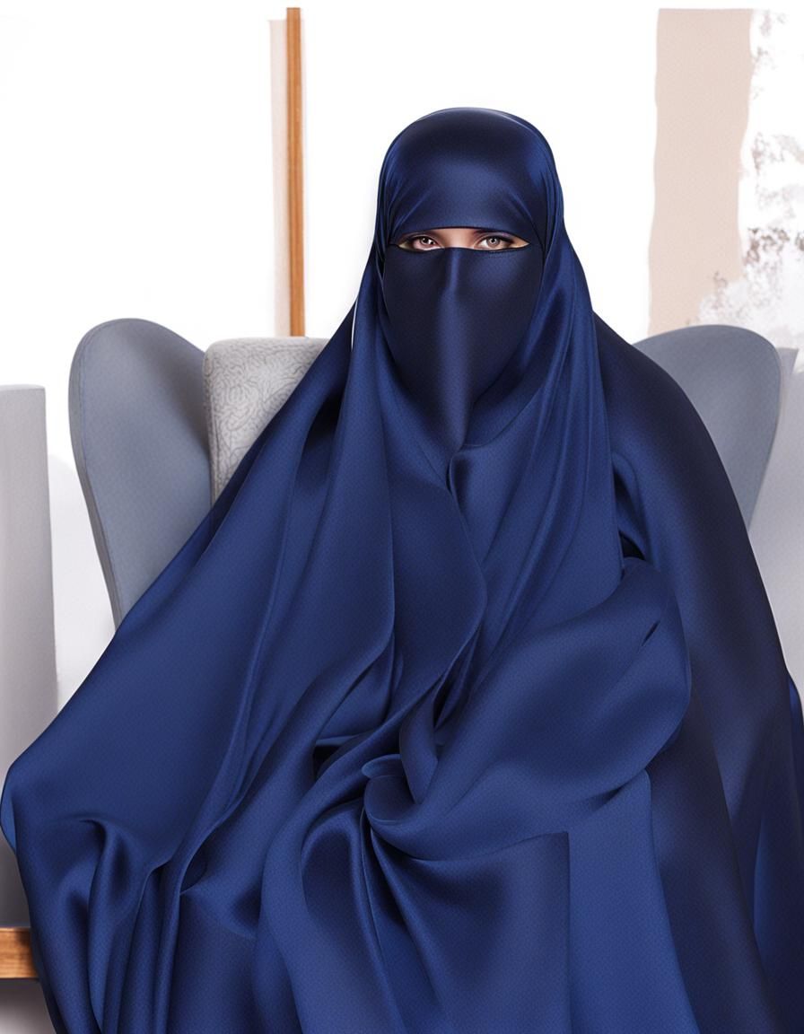 Under satin burka