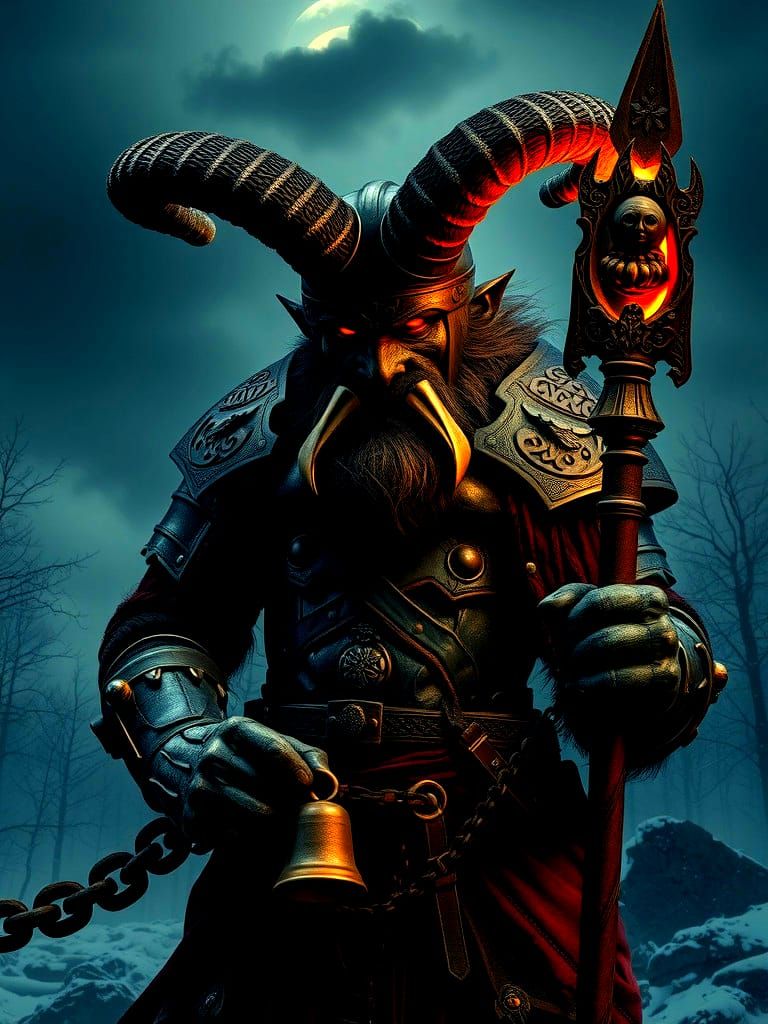 Armored Krampus, Guardian of the Winter Night