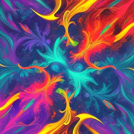 Hyperrealistic Vulcan Mind Meld in Pulp Art Style