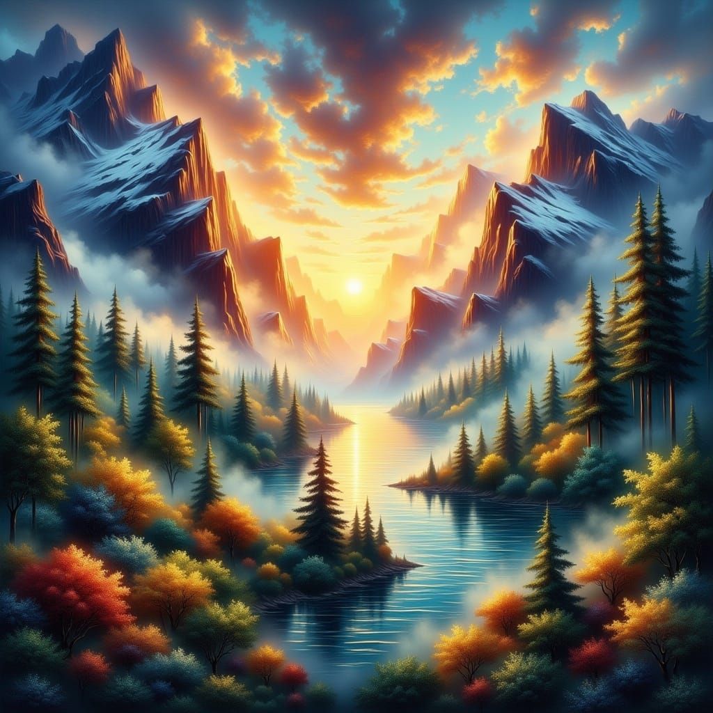 Earth's Beauty: A Hyper-Detailed and Diverse Landscape