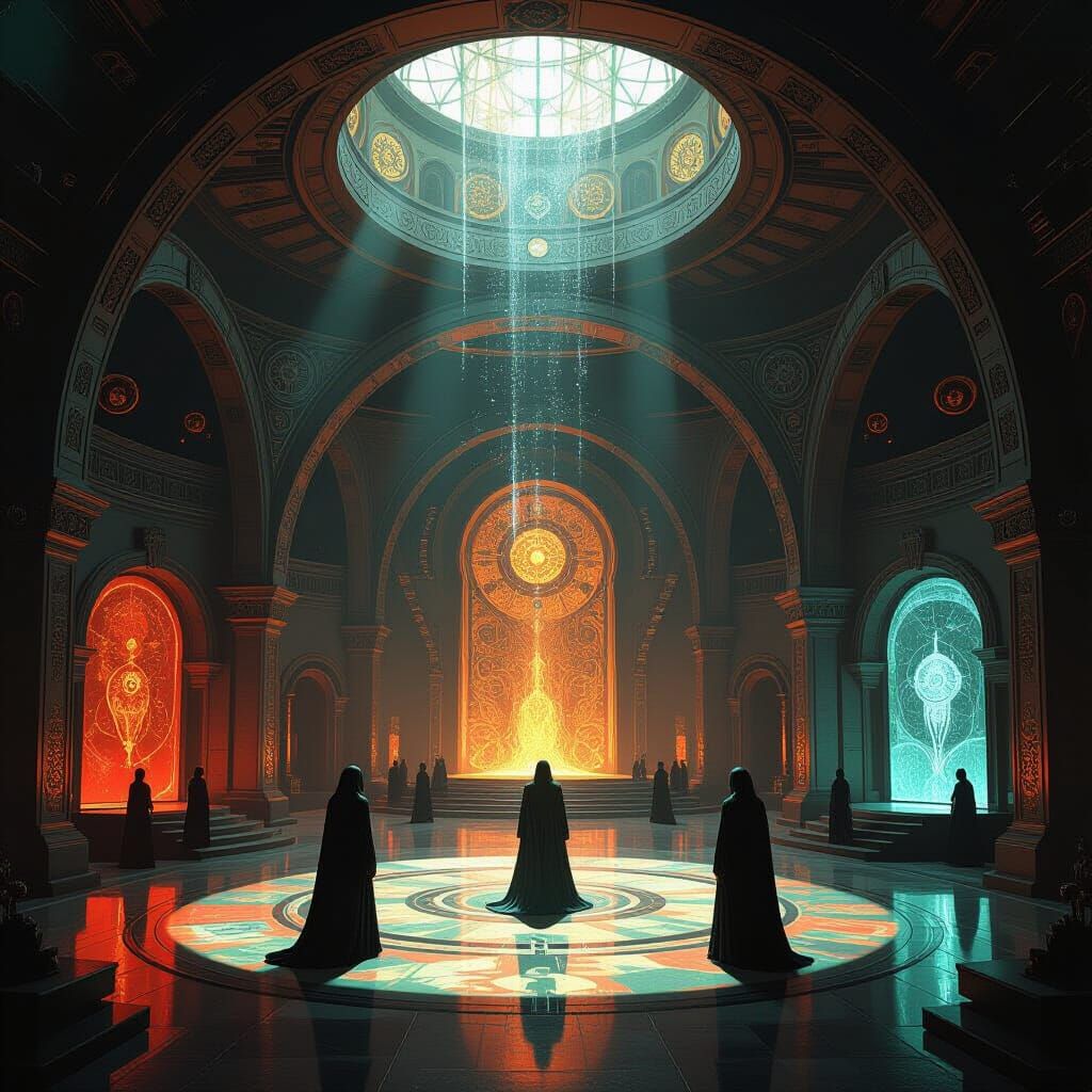 Bene Gesserit School: Sci-Fi Dark Academia Art