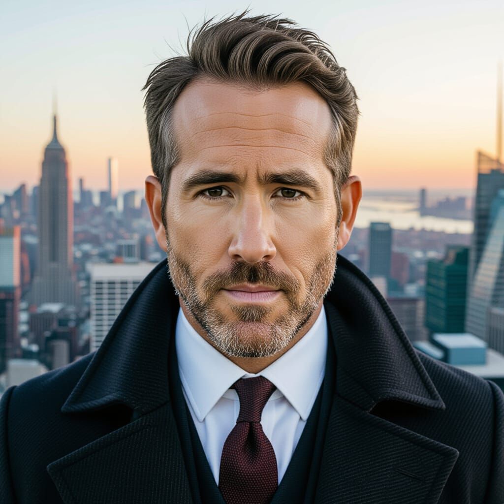 Charming Portrait of a Smiling Man