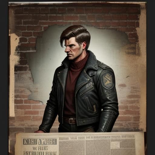 Vault Dweller in Dimly Lit Vault as Screen Print