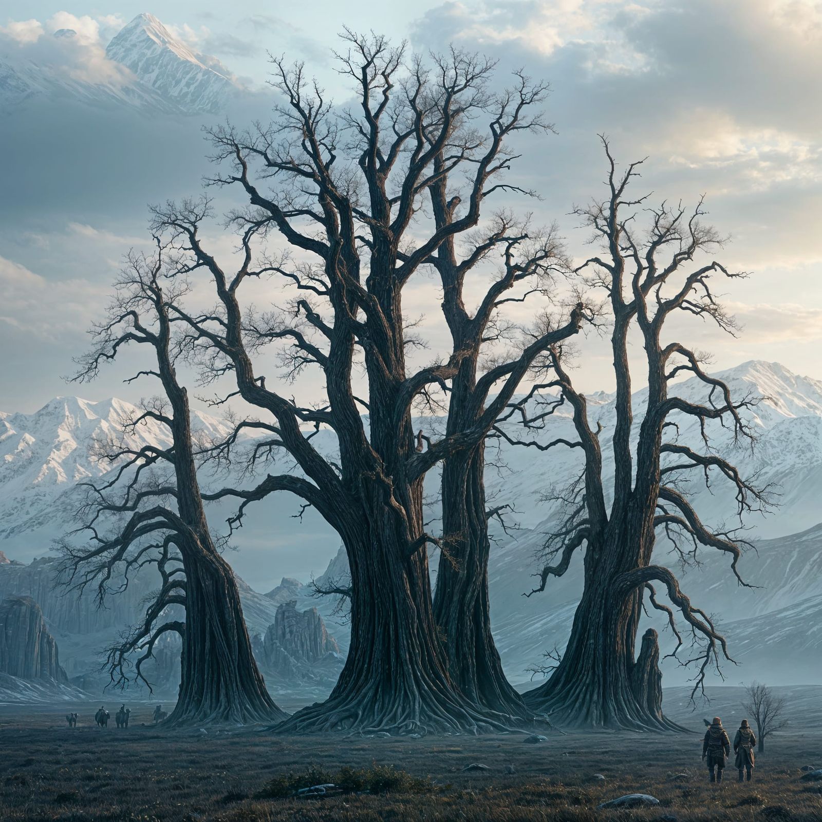 Ancient Rising Tundra Landscape