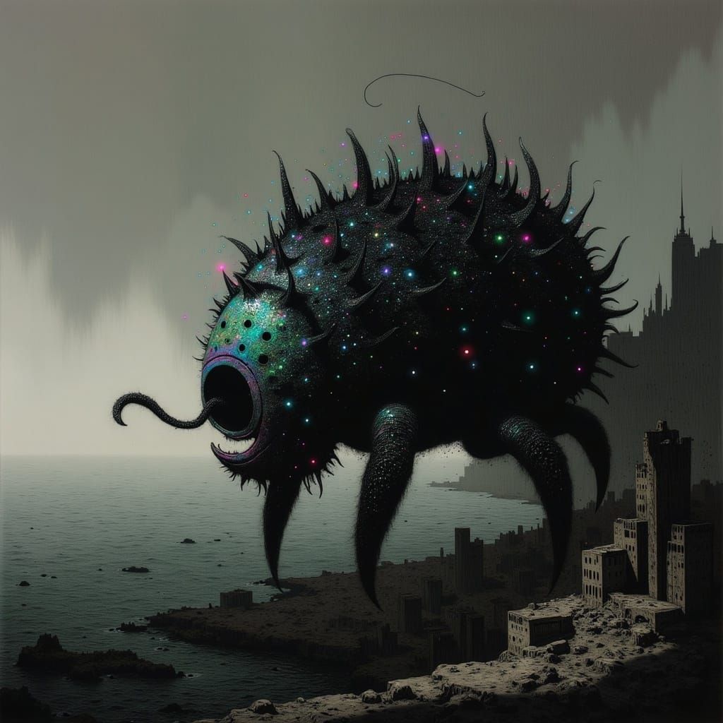 Mutated Anomalocaris Emerges from Post-Apocalyptic Bay