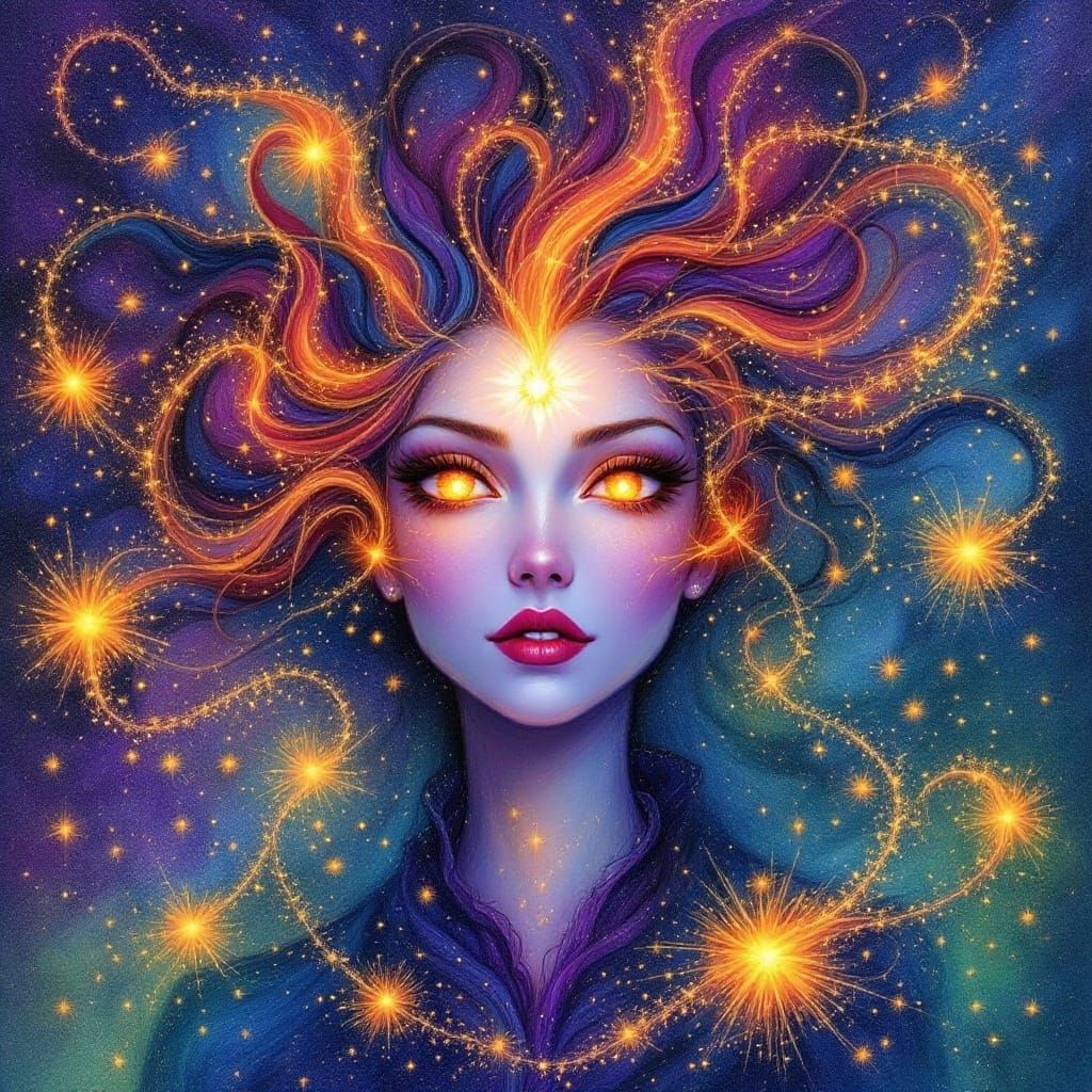 Emberlyn: A Digital Painting of Renewal