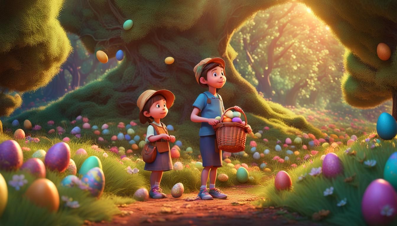 Children's Easter Egg Hunt in Fairytale Forest
