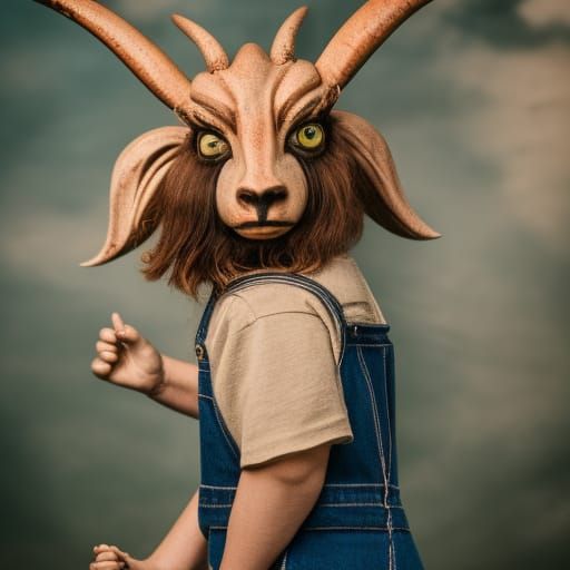 Baphomet in Overalls
