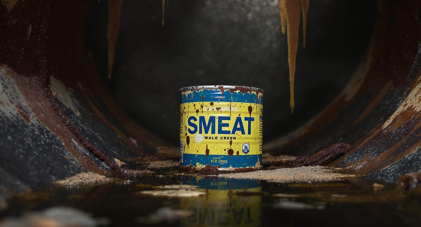 Rusted Oil Tanker with SMEAT Can in Photo-Realism