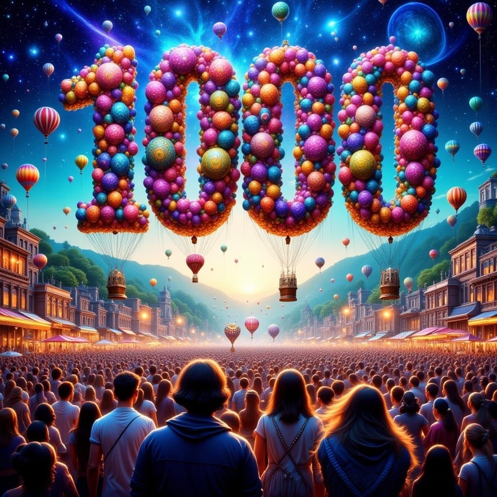 Vibrant Festival Celebrates 1000 in Dreamy Style