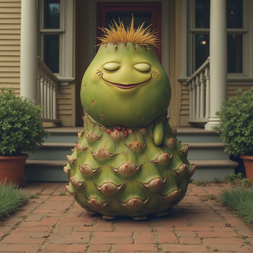 Fashion-Victim Artichoke Fell Asleep on Beulah's Porch With ...