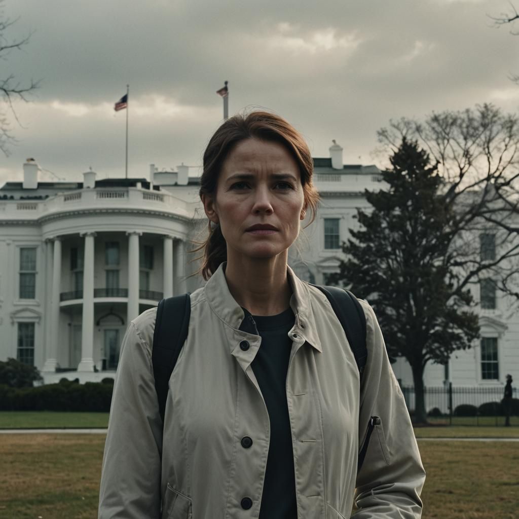 White House Portrait in Cinematic Style