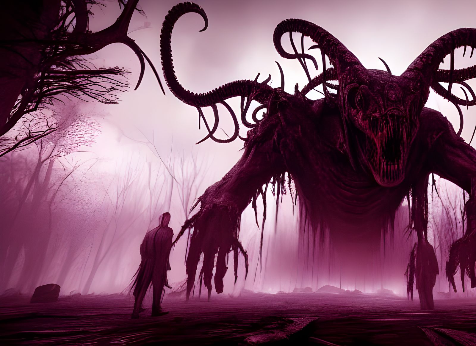 Lovecraftian Elder God in a Post-Apocalyptic World