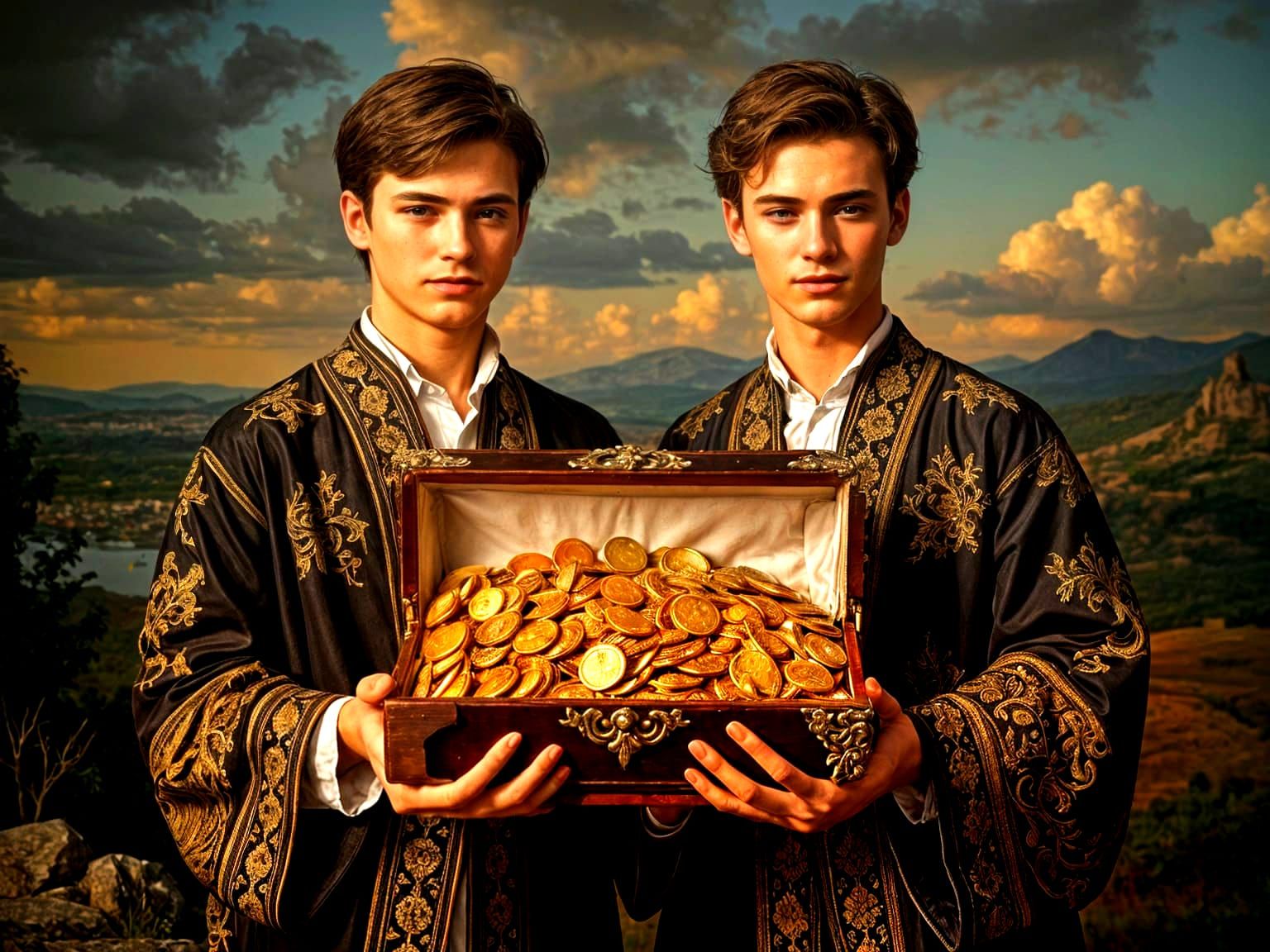 Neo-Fauvist Treasure Chests in Baroque Style