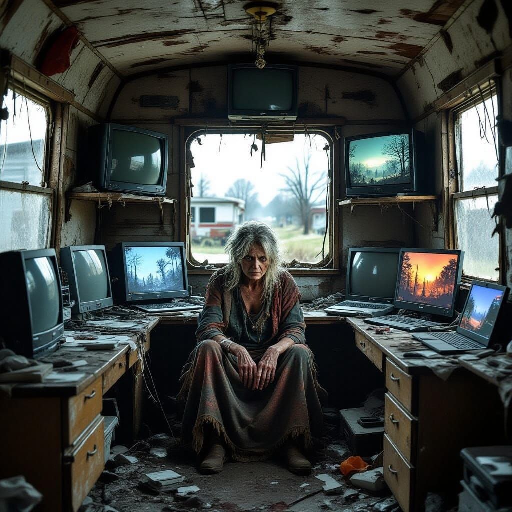 Apocalyptic Mobile Home, Abandoned World